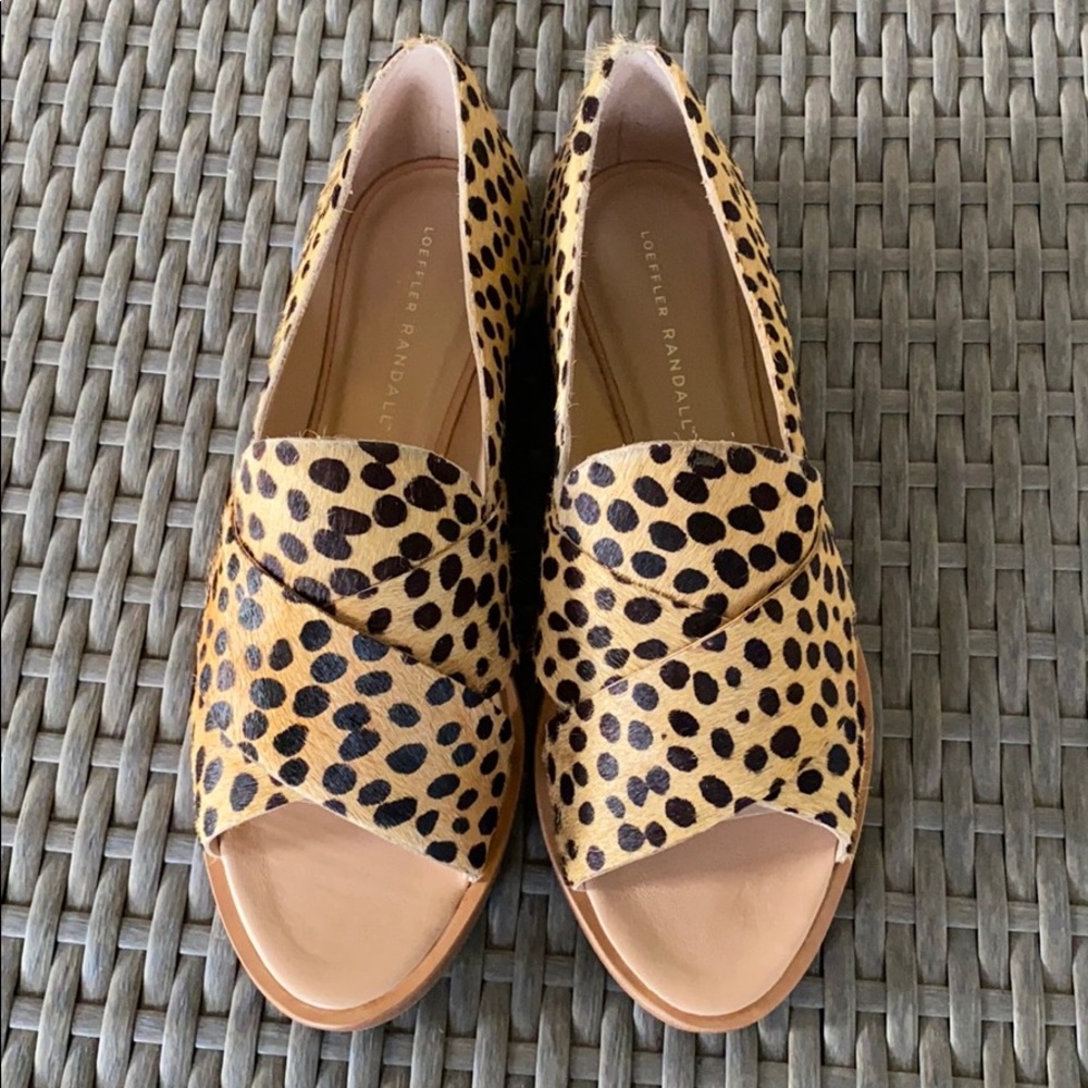 Loeffler Randall Hannele Haircalf Open Slip Loafer - Picture 7 of 7